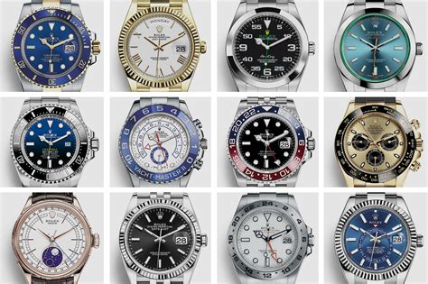 rolex watches model|Rolex watch list of models.